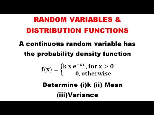 Continuous Probability Distribution-Problem