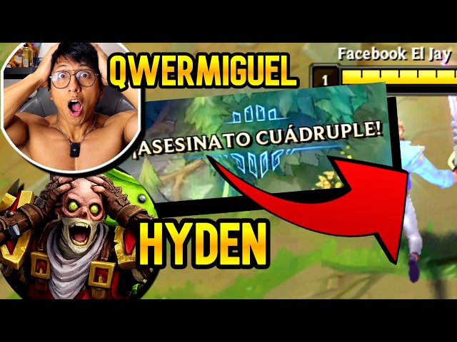 El Main GAREN con QWERMIGUEL 😱 EL HAYDEN 😱DESLOVER!(es un pro) 😱 Y una bieja asi manka 🥱