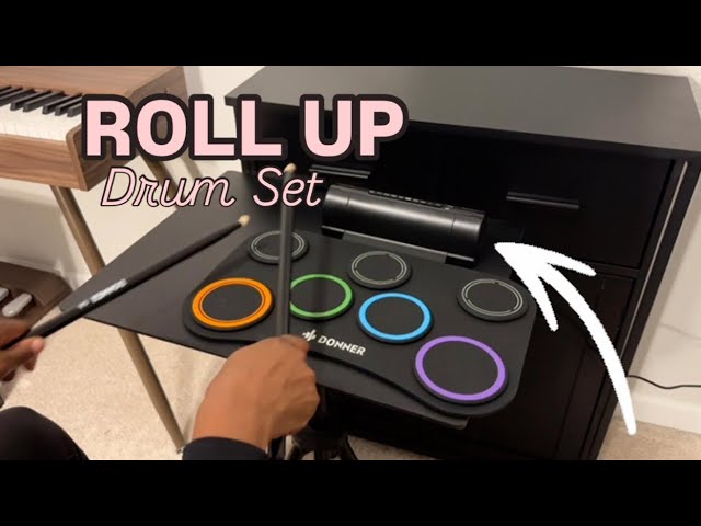 Roll Up Electric Drum Set | Donner DED-20R | Perfect Gift