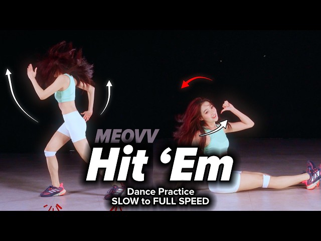 MEOVV - HIT 'EM Dance Tutorial - Slow to Full Speed (Mirrored)