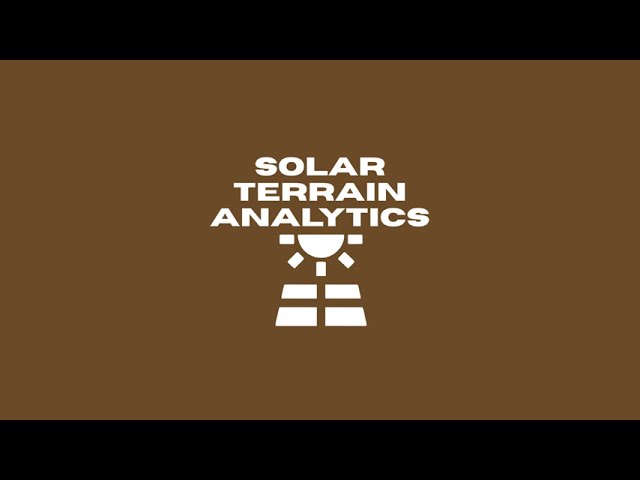Solar Terrain Analytics - Demo