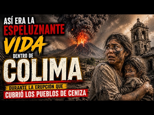 ASÍ ERA LA ESPELUZNANTE VIDA dentro de COLIMA durante la ERUPCIÓN que CUBRIÓ los PUEBLOS de CENIZA