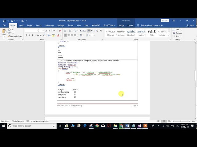 csc113 computer programming cp lab journal 1