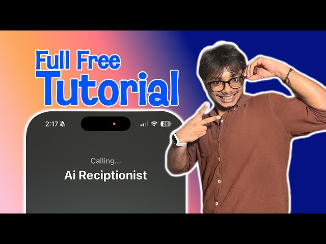How I Built an AI Receptionist From Scratch | Full Tutorial