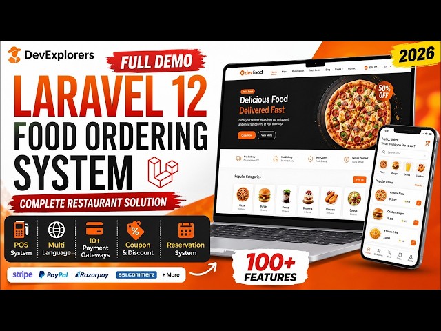 🔥 Part 16 - Product Module | Laravel 12 Food Ordering System Tutorial