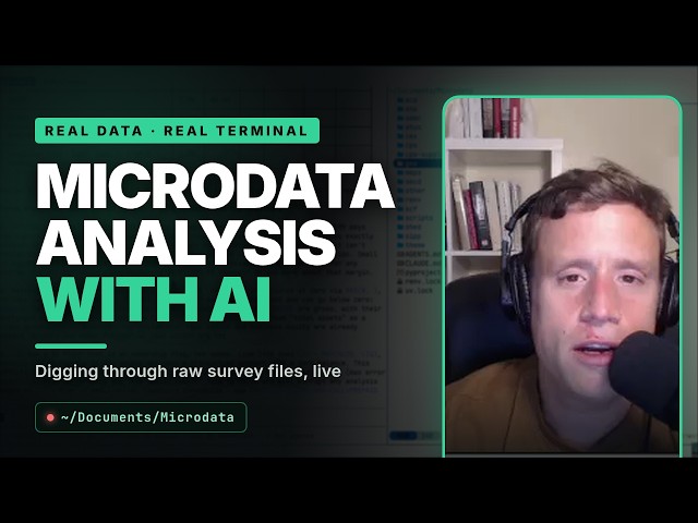 Microdata Analysis with AI