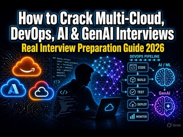 How to Crack Multi-Cloud, DevOps, AI & GenAI Interviews | Real Interview Preparation Guide