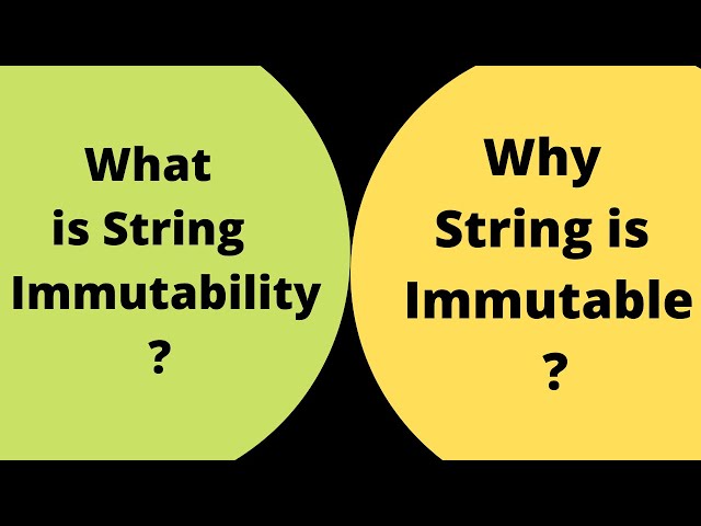 What is meant by string is immutable? | Why string is immutable Explain with the help of example? ✅