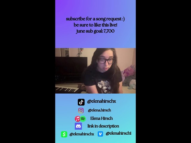 singing & piano/keyboard🎤🎹💜 subscribe for a song request