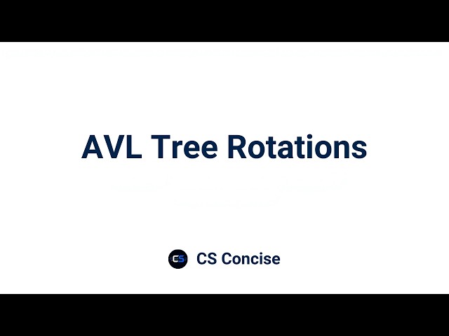23 | AVL Tree Rotations | Data Structures