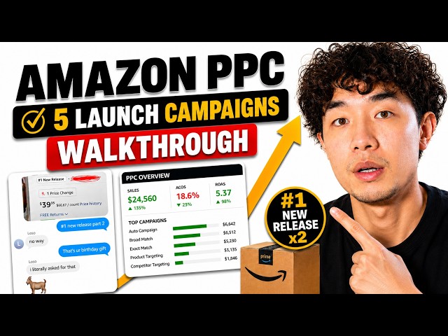 The 5 Amazon PPC Launch Campaigns to Reach #1 New Release