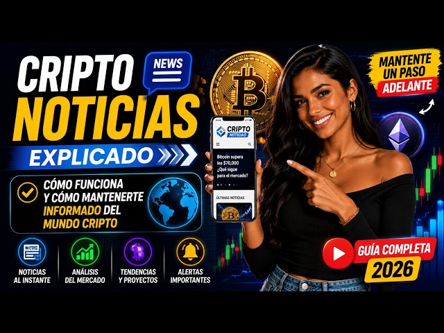 🚀 CRIPTONOTICIAS EXPLICADO: Cómo Funciona y Cómo Mantenerte Informado del Mundo Cripto (2026)