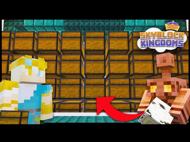 I Built the Ultimate Storage Room on Skyblock Kingdoms!