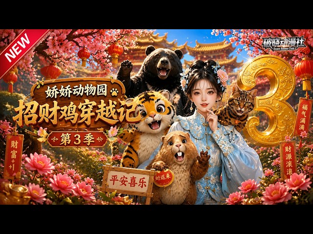 MULTISUB📢新番上线《娇娇动物园，招财鸡穿越记第三季》#最新漫剧 #漫剧合集 #一口气看完 #动漫 #anime #AI漫剧 #破晓动漫社