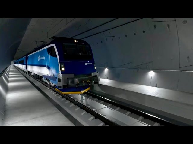 25 km dlouhý tunel 🚇