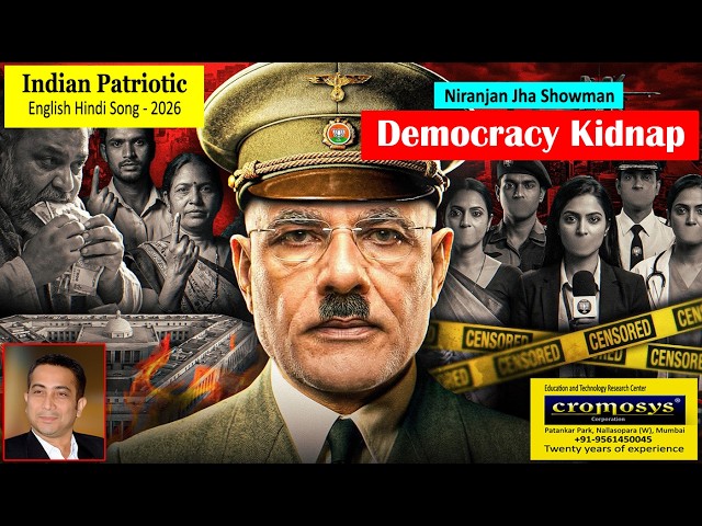 Democracy Kidnap | English Hindi Indian Patriotic Song 2026 | Niranjan Jha Showman | Cromosys
