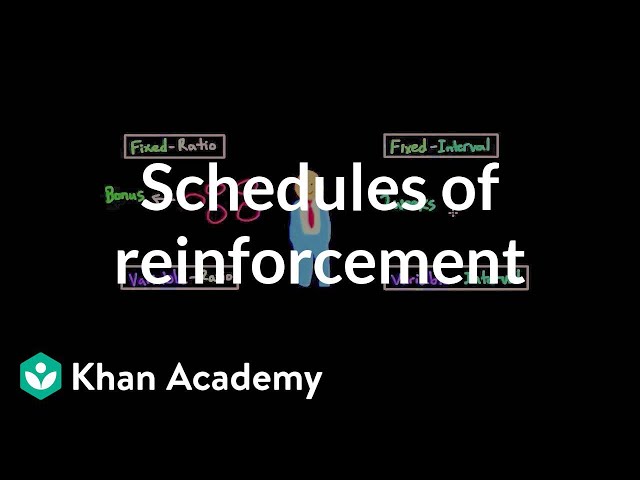 Operant conditioning: Schedules of reinforcement | Behavior | MCAT | Khan Academy