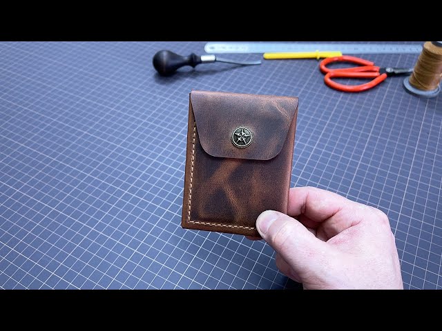 Free Pattern. Leather wallet that flooded the entire Internet