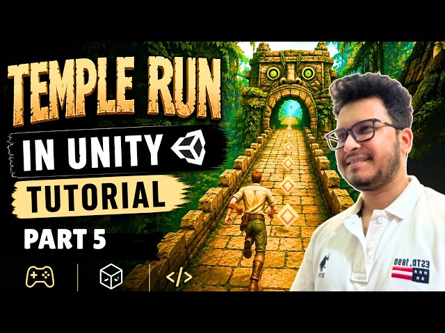 How to Make TEMPLE RUN Game in Unity Game Development Tutorial Part 5