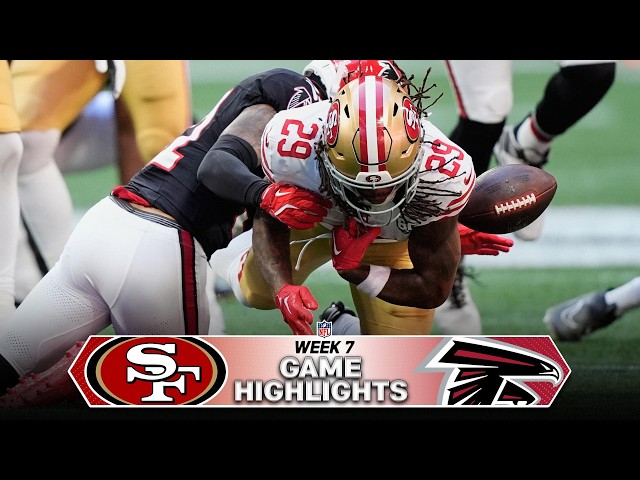 San Francisco 49ers vs Atlanta Falcons Game Highlights | 2026 NFL Season Week 7