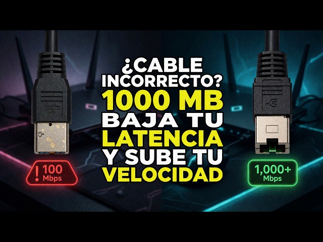 Mejor Cable para Jugar- El Error en tu Cable Ethernet que Arruina tu Velocidad