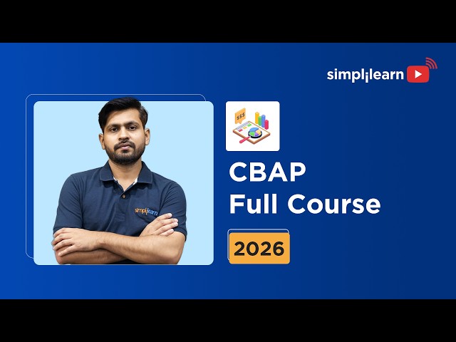 Certified Business Analysis Professional Full Course 2026 | CBAP Course For Beginners | Simplilearn