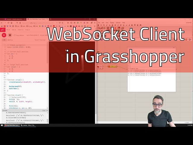 9.2 Programming a Simple WebSocket Client in Grasshopper - Fun with WebSockets!