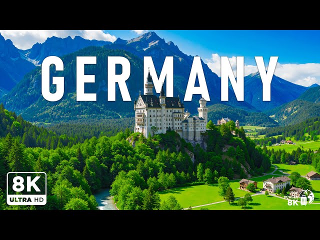 Germany Spring 8K 🇩🇪 | Lush Green Landscapes, Fairytale Villages & Alpine Nature