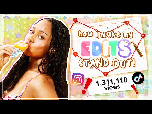 how i make my EDITS STAND OUT! ✨ (editing candy style tips + tricks & how to avoid editing burnout)