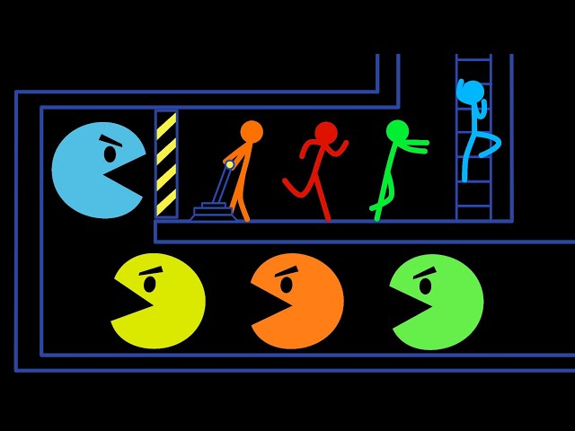 Pacman and Stickman Animation - Complete Edition ( FAN MADE )