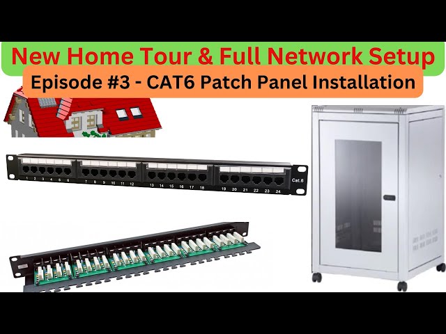 Full UniFi Network Setup - Episode #3 - CAT6 Patch Panel Installation
