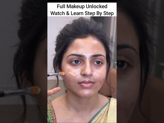 zarabridalmakeover| Full bridal makeup tutorial step by step #shorts #makeuptutorial #bride #makeup
