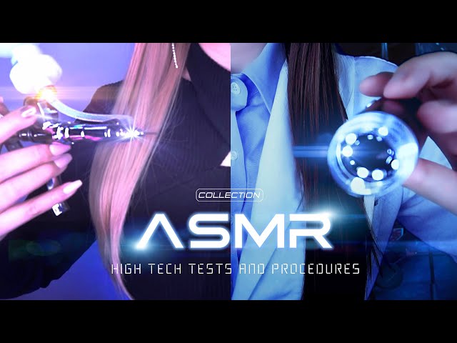 ASMR Best pleasing high tech tests and procedures collection (No talking)