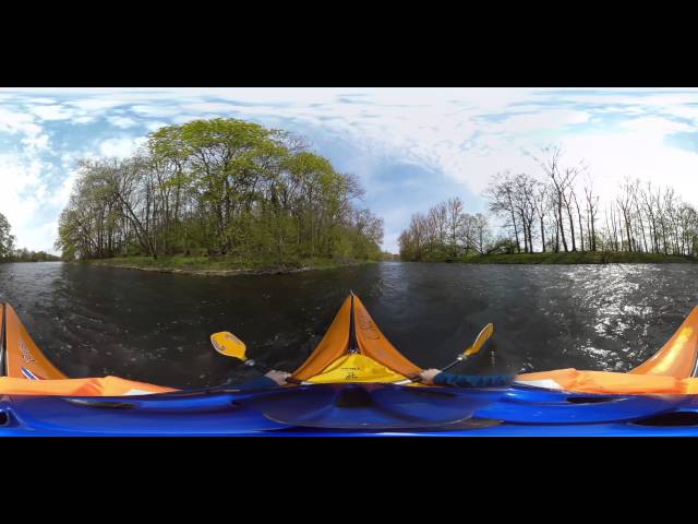 Kajakfahrt auf dem Main ab Nedensdorf - 360° VR by uSphere