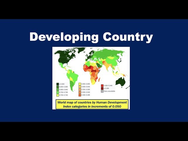 What is a Developing Country?