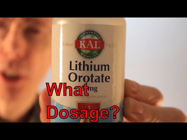 Lithium Orotate Dosage lithium orotate