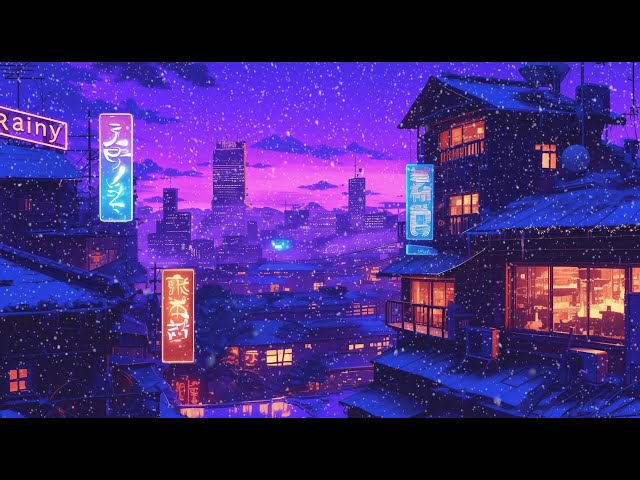 Snow outside, gentle lofi inside ❄️🛋️ made for deep focus and long winter evenings