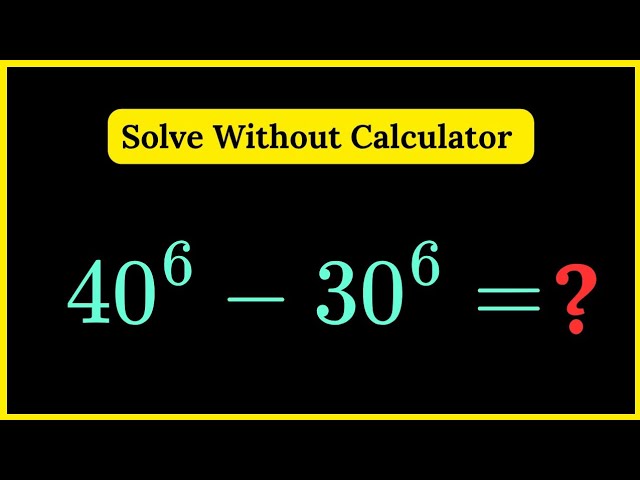 🔔Solve 2 methods| Don't use calculator! Amazing Algebra Simplification 