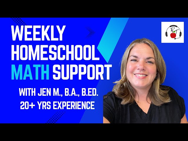 Online Classes for Homeschool Math Support  -Fall / Winter 2026 | Math Tutoring | Multiplication 