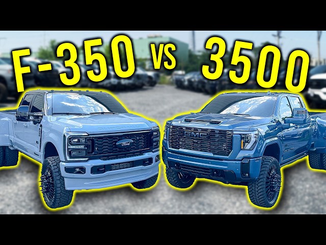 Ford F350 vs GMC 3500 - Which is better Towing?