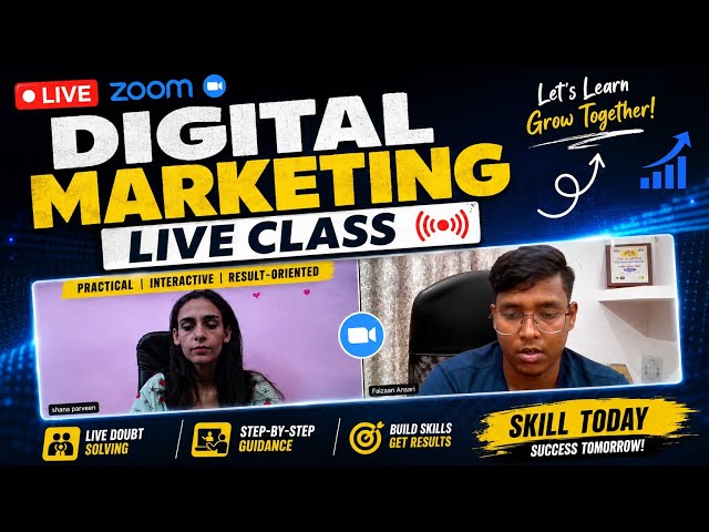 Digital Marketing Course की Live Class | Practical Skills + Doubt Solving #jksdigital