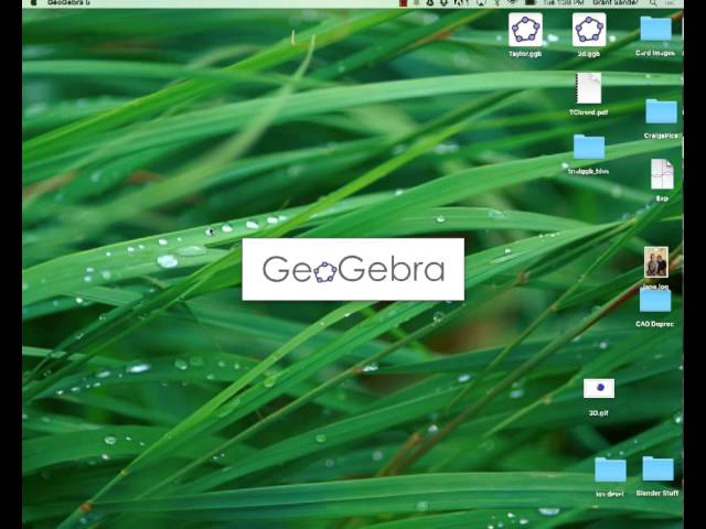 GeoGebra (MTE250 11.10)