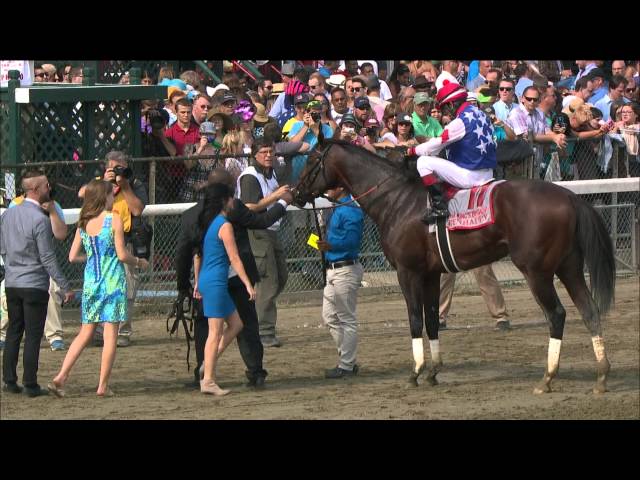 Runhappy wins the 2015 King's Bishop Stakes