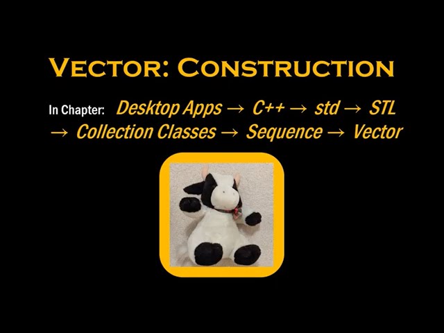C++'s Vector: Construction