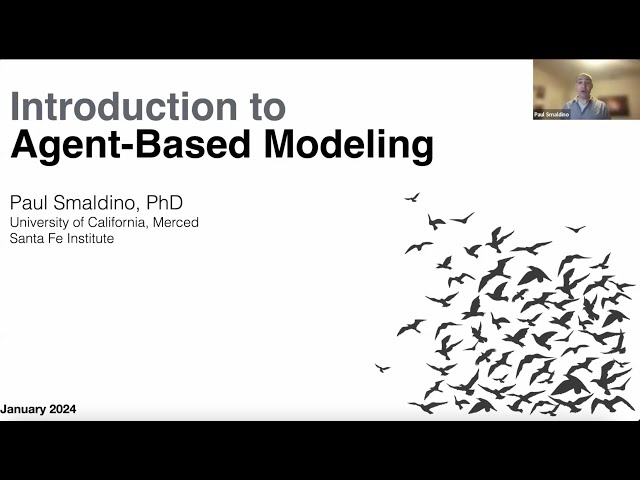 Introduction to Agent-Based Modeling: Modeling Basics with Paul Smaldino