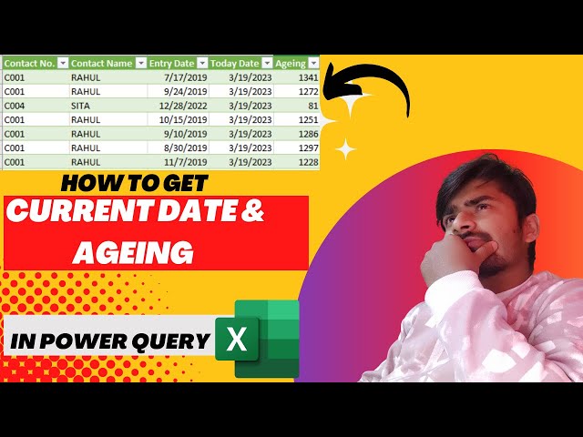 How to Get Current Date and Calculate Age in Power Query: A Step-by-Step Tutorial #querytips