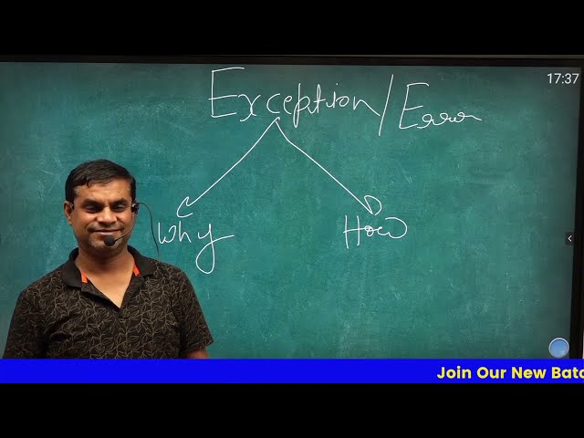 Exception Handling In Java With Examples | Java Tutorial | Learn Java with Manish Bhatia