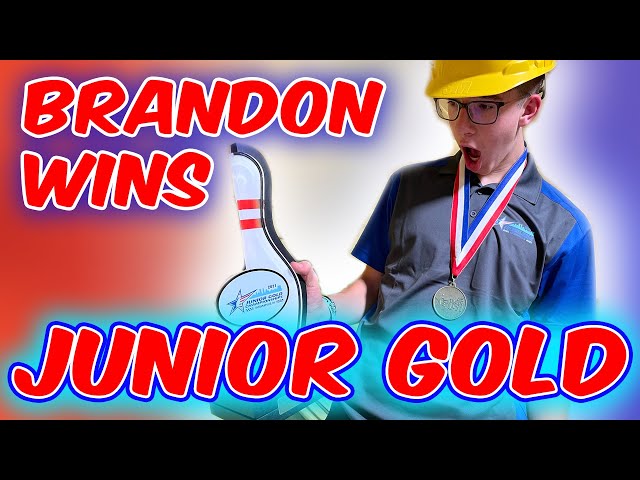 BRANDON WINS JUNIOR GOLD!!!
