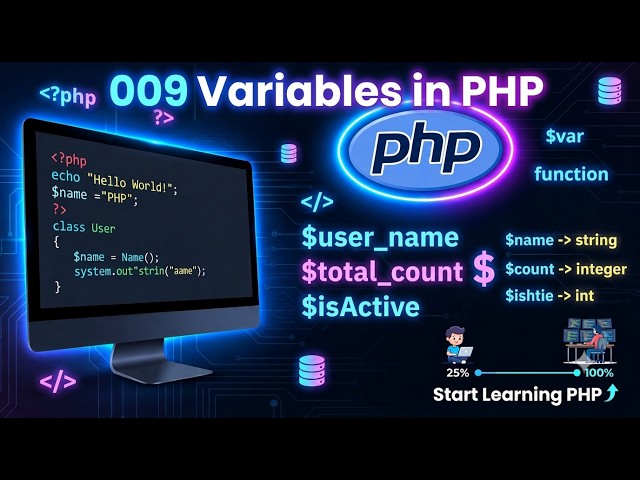 009 Variables in PHP
