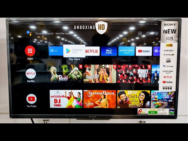 Sony 32W830 Android TV Unboxing